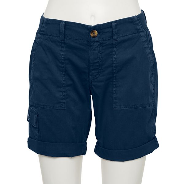 Petite Sonoma Goods For Life® Ultra Comfort Waist Utility Bermuda Shorts