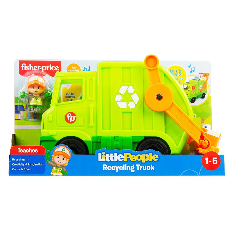 Fisher-Price Little People Adventure Vehicle Playset, Recycle