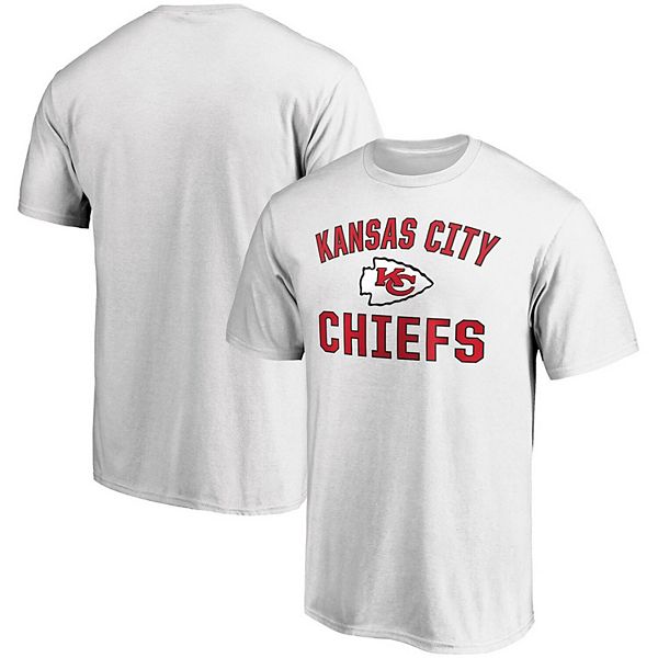 Men's Fanatics Branded White Kansas City Chiefs Victory Arch T-Shirt