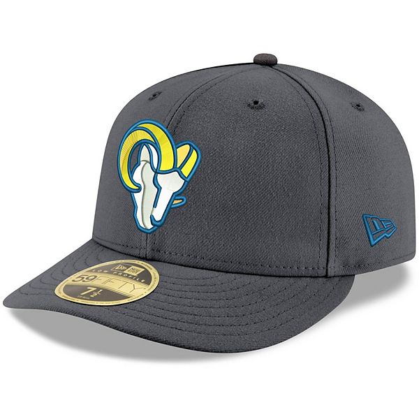 New Era Men's Los Angeles Rams Squared Low Profile 9Fifty Adjustable Hat