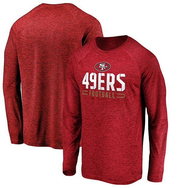 Men's Fanatics Branded Scarlet San Francisco 49ers Stacked T-Shirt