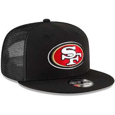 Men's New Era Black San Francisco 49ers Shade Trucker 9FIFTY Snapback Hat