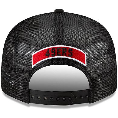 Men's New Era Black San Francisco 49ers Shade Trucker 9FIFTY Snapback Hat