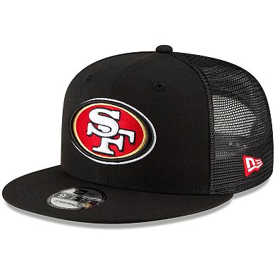 Men's New Era Black San Francisco 49ers Shade Trucker 9FIFTY Snapback Hat