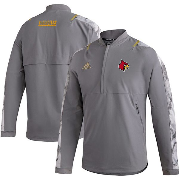 Louisville Cardinals adidas Climastorm Winter Jacket Men's Gray New