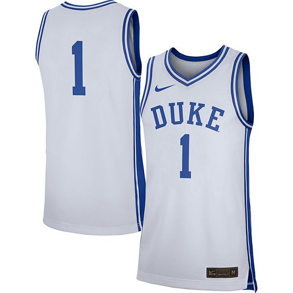 0 Duke Blue Devils Nike Youth Team Replica Basketball Jersey - White