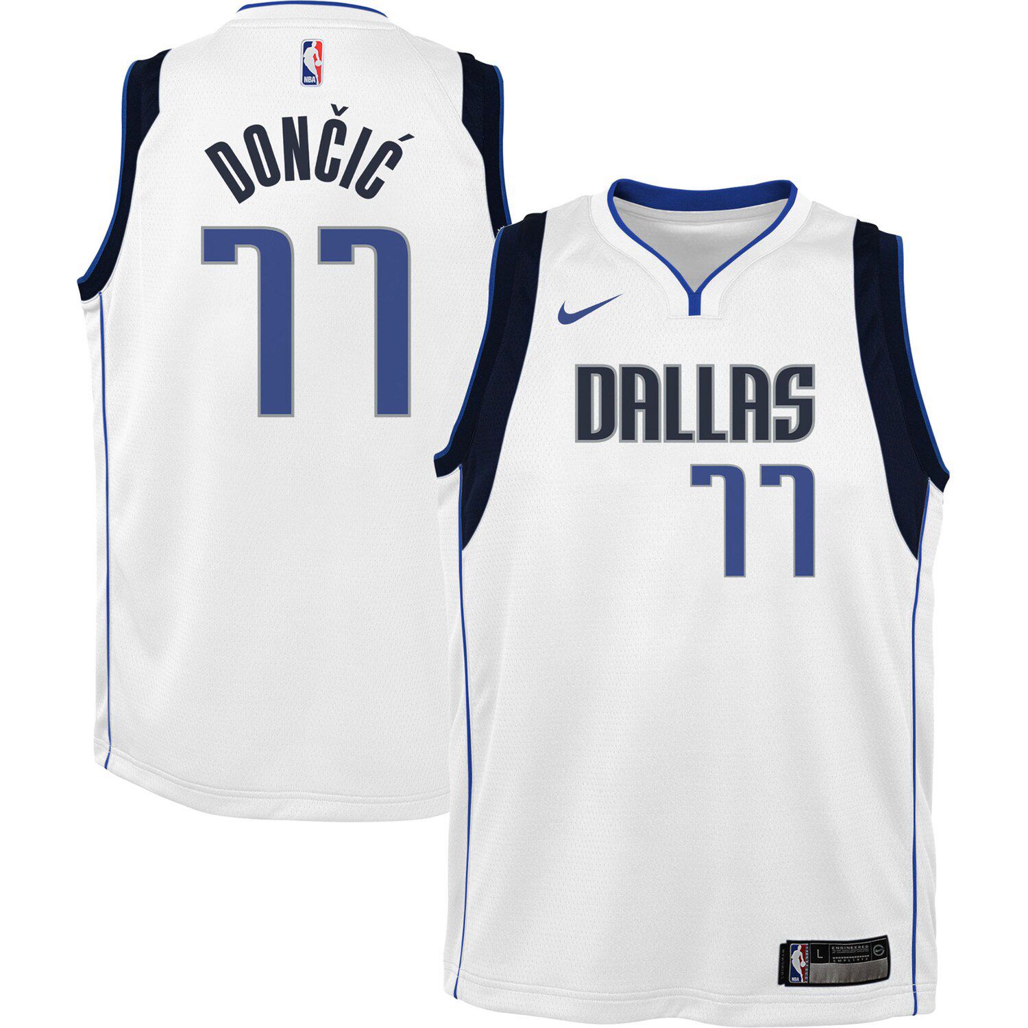 doncic jersey white