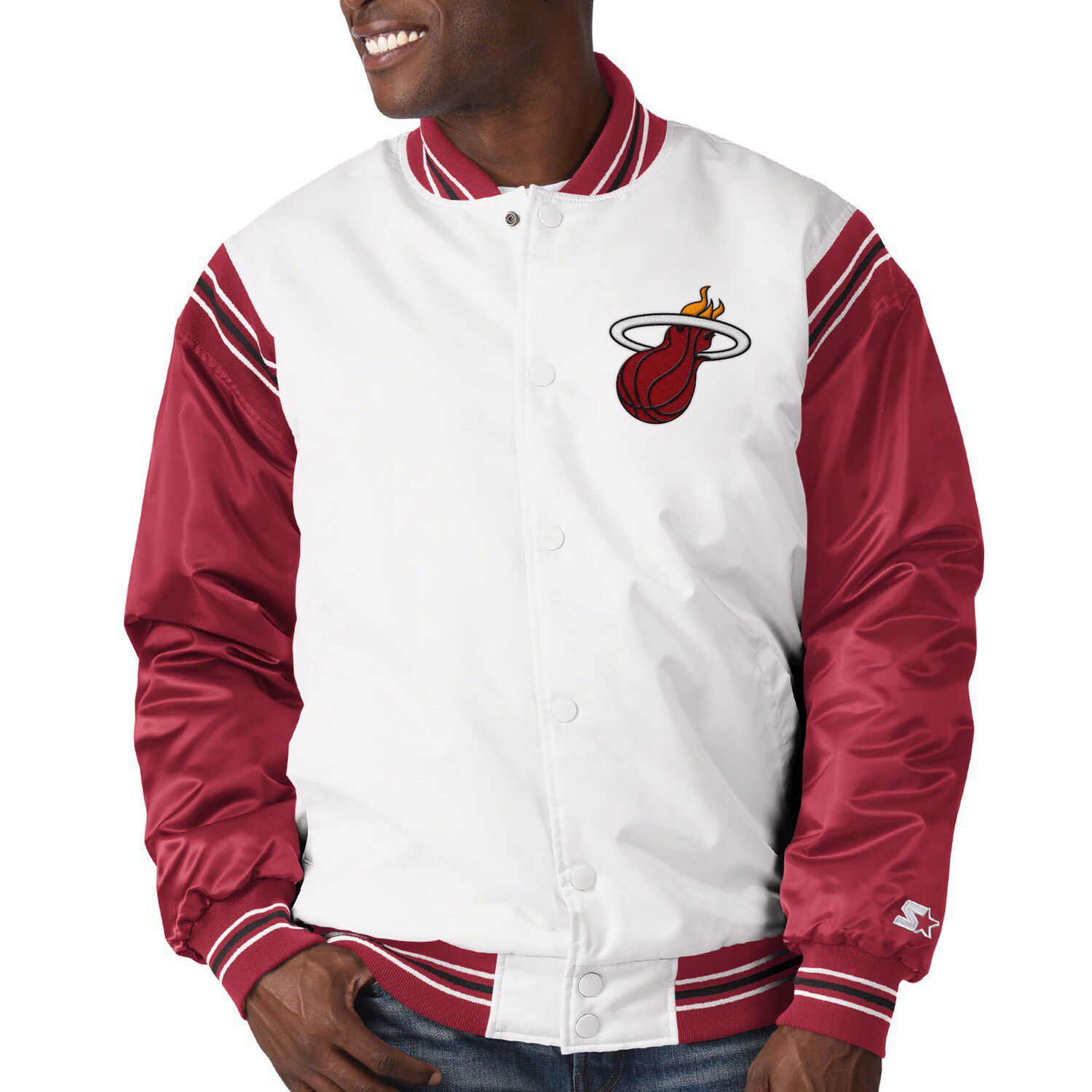 miami heat satin jacket