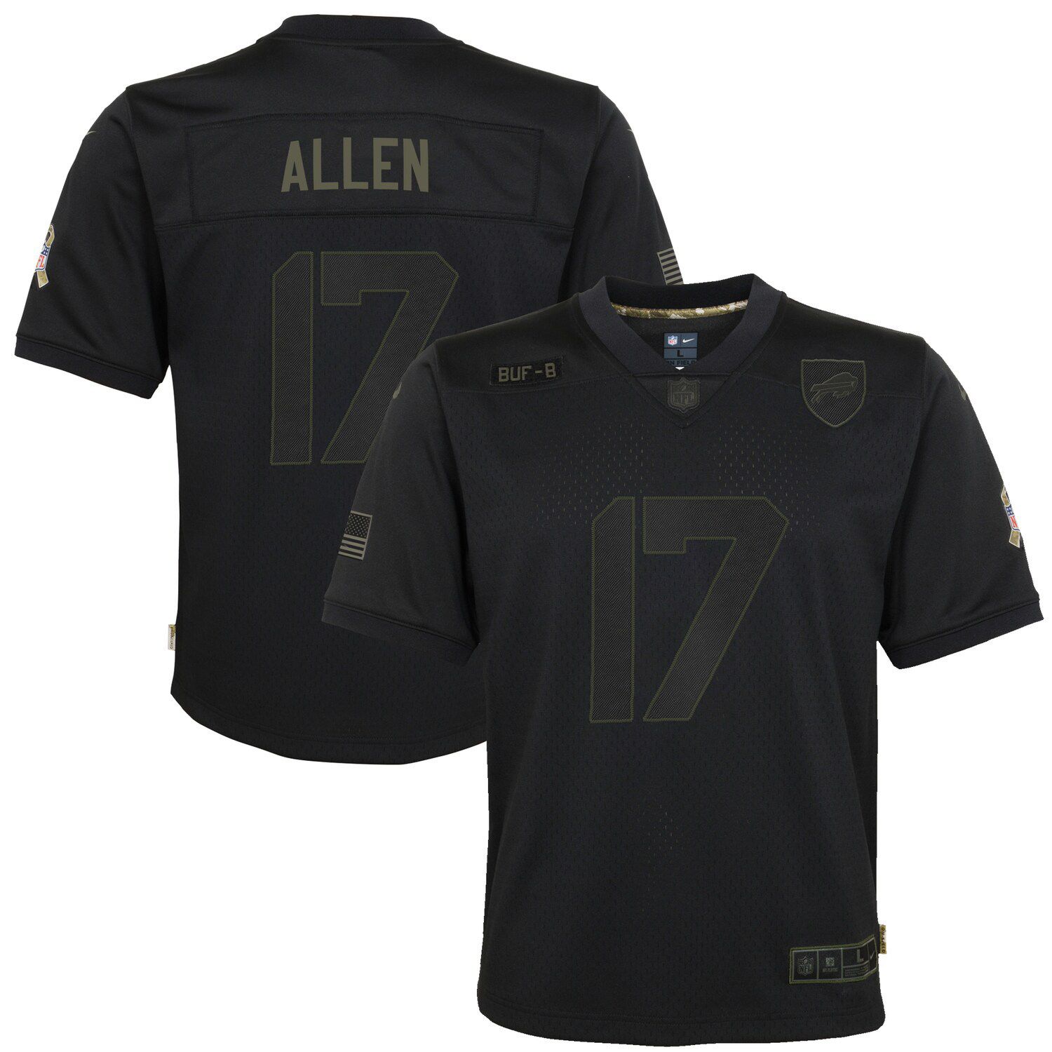 josh allen black jersey