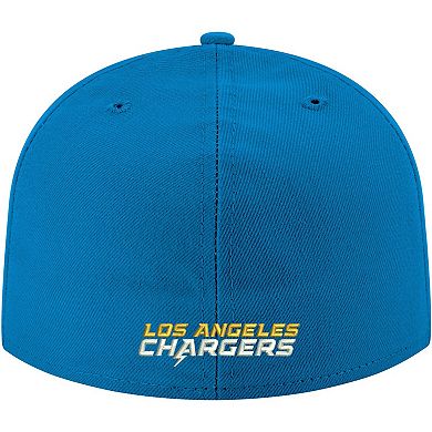 Men's New Era Powder Blue Los Angeles Chargers Omaha 59FIFTY Fitted Hat