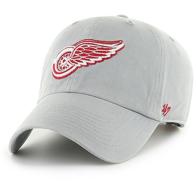 Men's '47 White Detroit Red Wings Team Clean Up Adjustable Hat