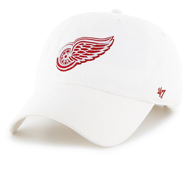 Detroit Red Wings 47 Brand Vintage Red Tuscaloosa Clean Up Adjustable Hat