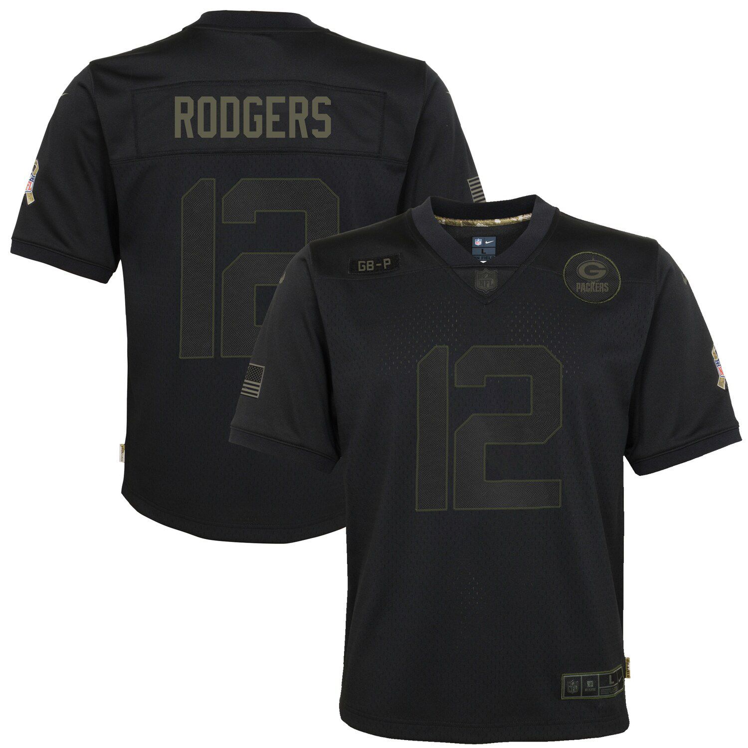 aaron rodgers youth jersey