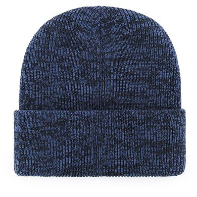 Men's '47 Navy Toronto Maple Leafs Brain Freeze Cuffed Knit Hat