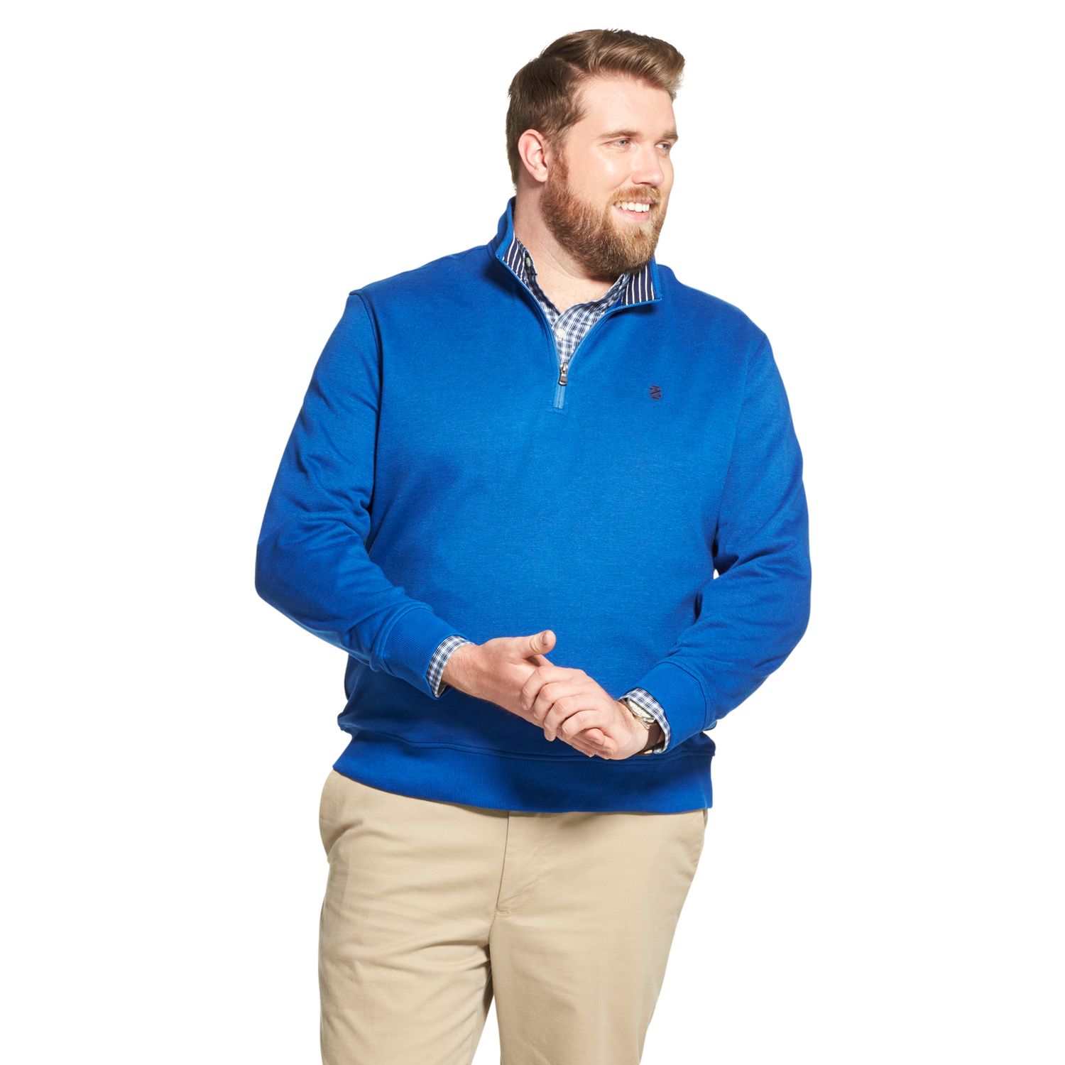 quarter zip pullover big and tall