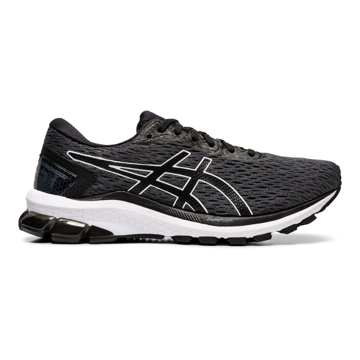 all black asics womens