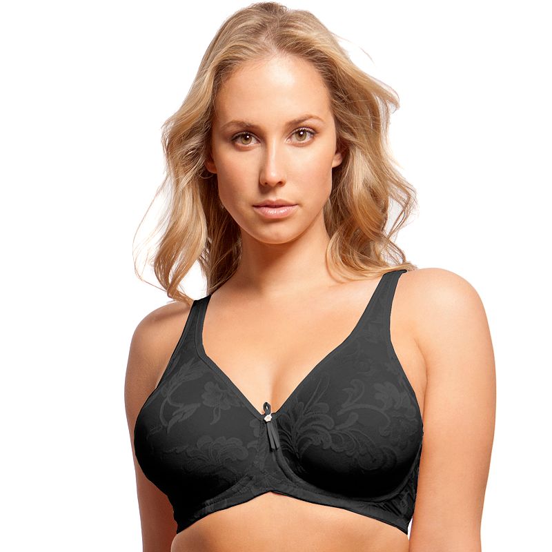 Lunaire Bra: Versailles Full-Figure Full-Coverage Bra 13211, Women's, Size: 32 Dd, Black