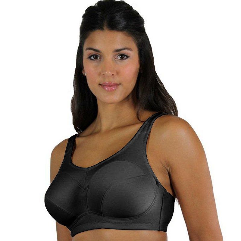 Lunaire Bra: Full-Figure High-Impact Sports Bra 11111, Women's, Size: 48 Ddd, Black