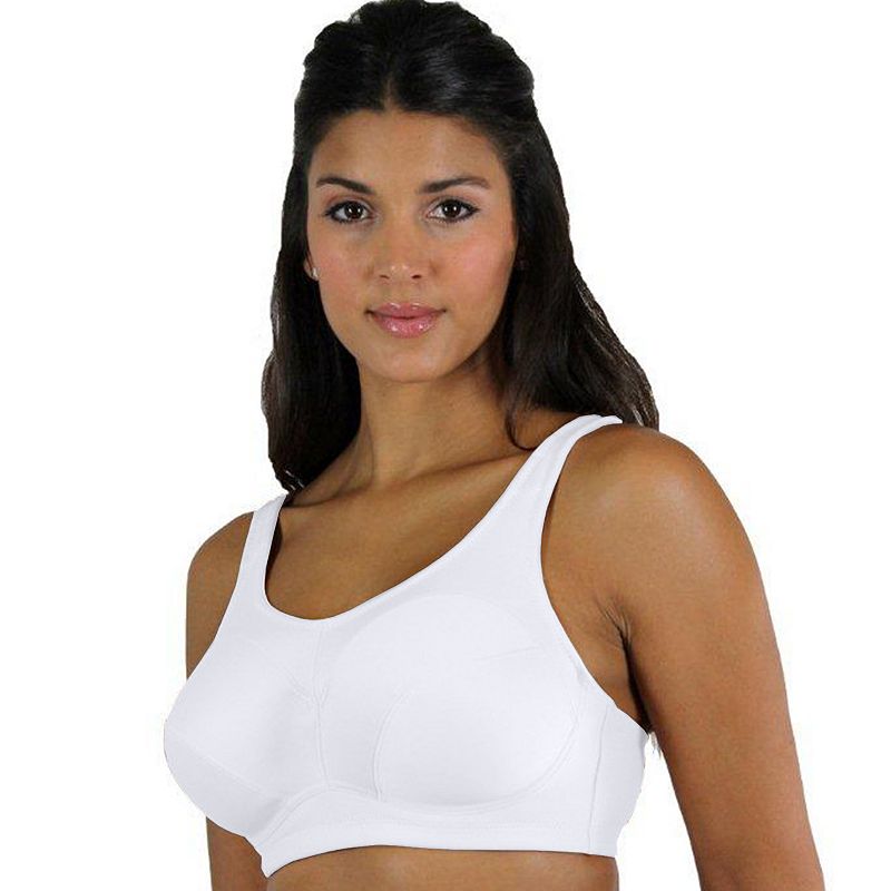 Lunaire Bra: Full-Figure High-Impact Sports Bra 11111, Women's, Size: 36 G, White
