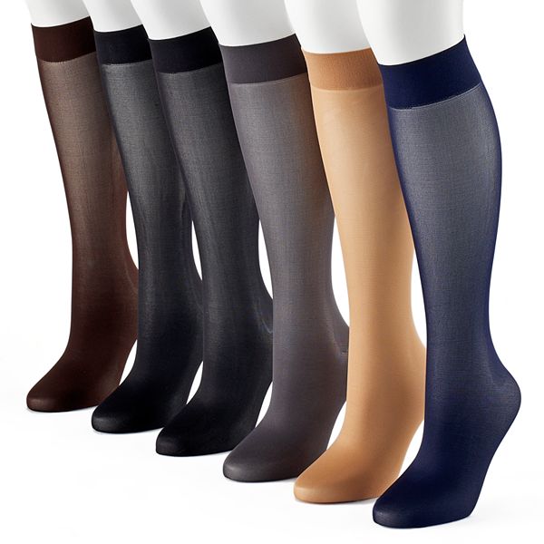Women's Apt. 9® 6pk. Trouser Socks