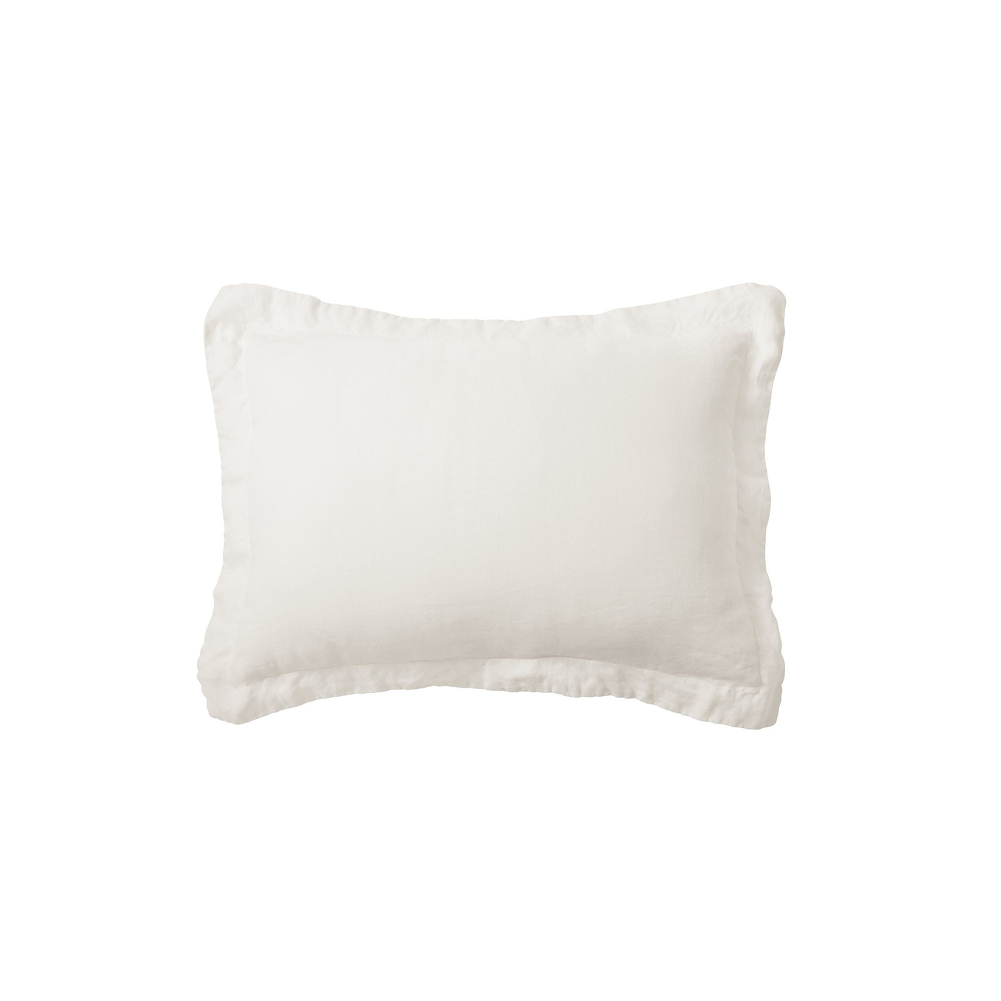 Levtex Washed Linen Euro Sham, Ivory