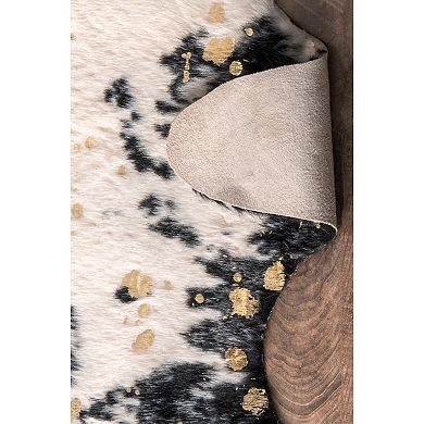 nuLOOM Iraida Faux Cowhide Rug