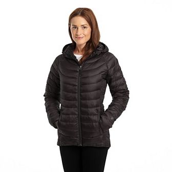 Plus Size Excelled Hooded Featherweight Puffer Jacket