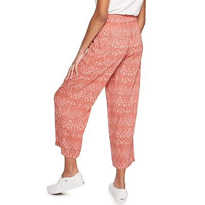 Kohls wide leg capris best sale