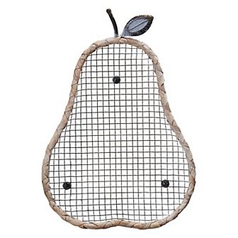 Elements Pear Shape Wire Wall Decor