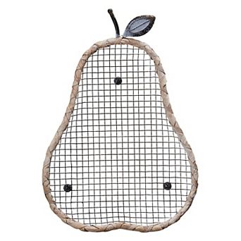 Elements Pear Shape Wire Wall Decor
