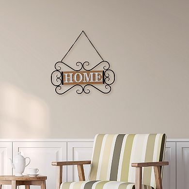 Elements Home Scroll Wall Decor
