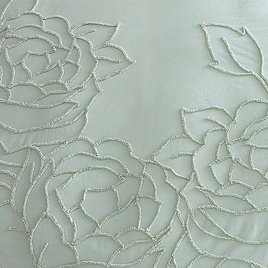 Peri Chenille Rose Shower Curtain