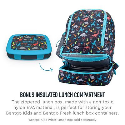 Bentgo Kids Prints 2-in-1 Backpack Insulated Lunch Bag