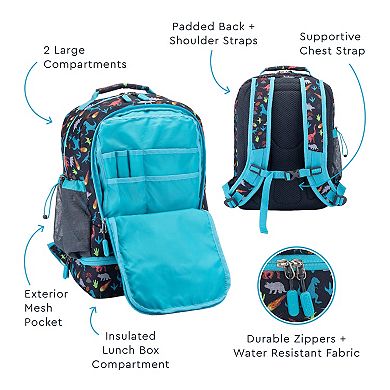 Bentgo Kids Prints 2-in-1 Backpack & Insulated Lunch Bag