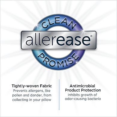 AllerEase Cotton Fresh 20" x 36" Zippered Pillow Protector