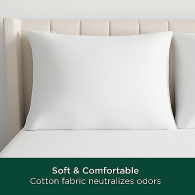 AllerEase Cotton Fresh 20" x 36" Zippered Pillow Protector