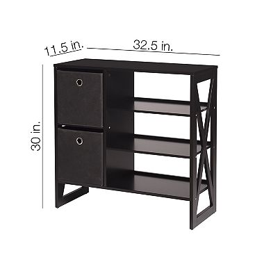 The Big One® 2-Drawer Storage Bookcase