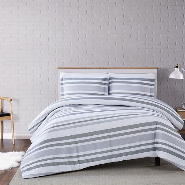 Truly Soft Curtis Stripe Duvet Cover Set