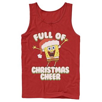 Men's SpongeBob SquarePants Full of Cheer Tank Top Top