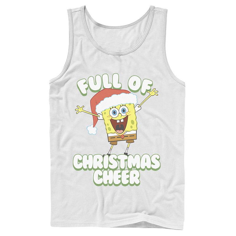 Men's SpongeBob SquarePants Full of Cheer Tank Top Top