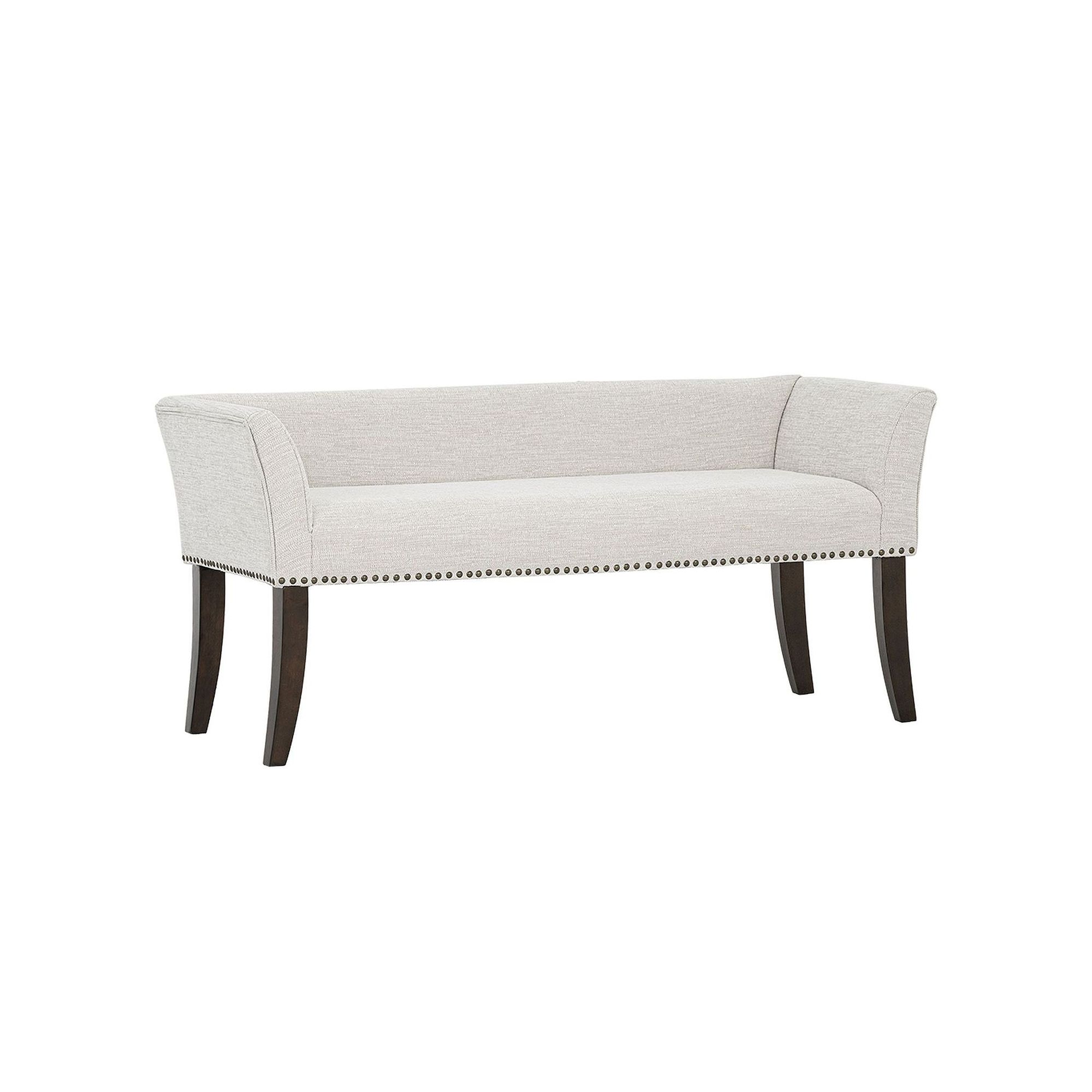 Madison Park Antonio Accent Bench, Ivory