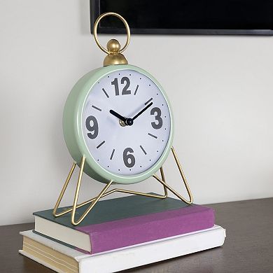 Stratton Home Decor Spencer Clock Table Decor
