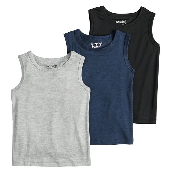 Toddler Boy Jumping Beans® 3 Pack Solid Tank Tops