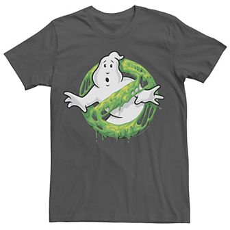 Men's Ghostbusters Classic Slimer Ghost Logo Tee