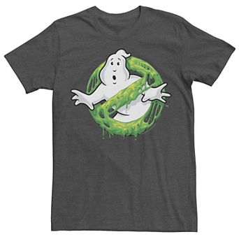 Men's Ghostbusters Classic Slimer Ghost Logo Tee