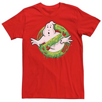 Men's Ghostbusters Classic Slimer Ghost Logo Tee
