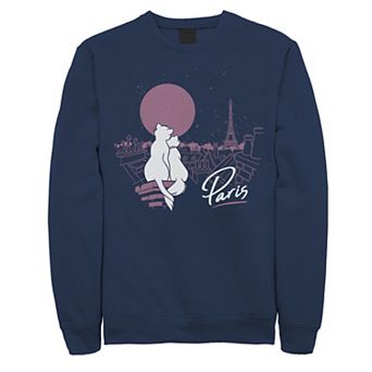 Disney's Aristocats Duchess And Thomas Men's In Paris Sweatshirt