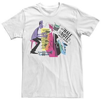 Disney / Pixar's Soul Men's Half Note Jazz Club Collage Logo Tee