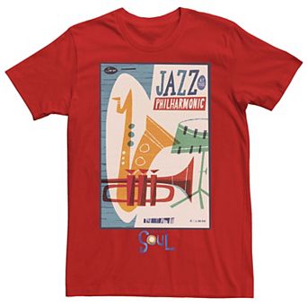 Disney / Pixar's Soul Men's Jazz Philharmonic Poster Tee