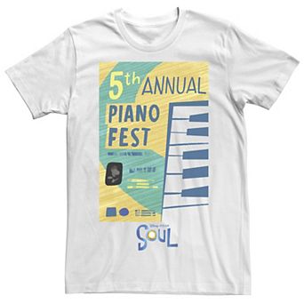 Disney / Pixar's Soul Men's 5th Annual Piano Fest Poster Tee